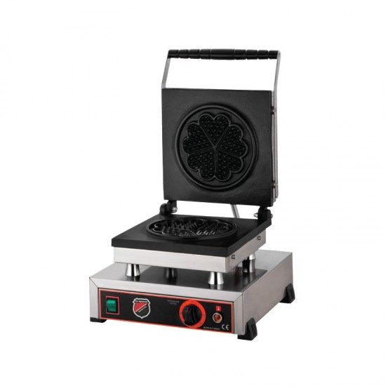 Silverinox Tekli Çiçek Waffle Makinası