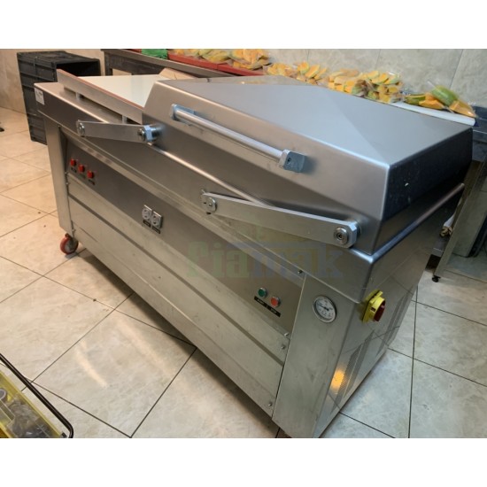 Fiapack 70 cm Çift Odalı Sanayi Tipi Vakum Makinesi - Kabak Vakum Makinesi