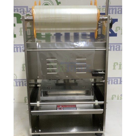 Fiapack FTY21 Yarı Otomatik Tabak Kapatma Makinesi 227x178 mm 3 Bölmeli