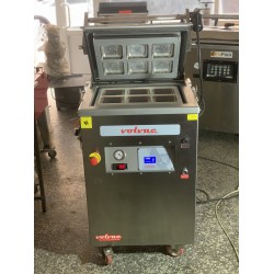 İkinci El 2 Kalıplı Gazlı Tabak Kapatma Makinesi VOLVAC 110x110 mm ve 190x144 mm