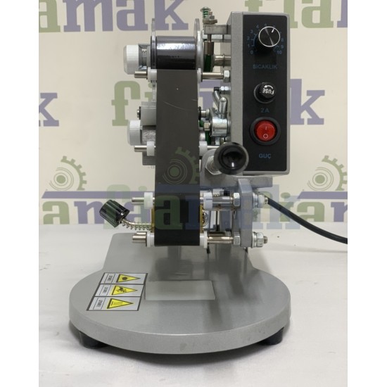 25000 Adet Baskı Mürekkep Hediyeli !! Manuel Tarih Kodlama Makinesi