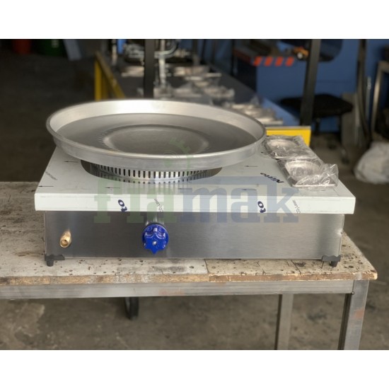 Paslanmaz Çift Garnitürlü Tantuni Ocağı 50x70 cm | Profesyonel Et ve Tavuk Tantuni Hazırlığı