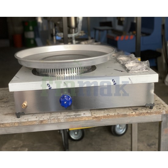 Paslanmaz Çift Garnitürlü Tantuni Ocağı 50x70 cm | Profesyonel Et ve Tavuk Tantuni Hazırlığı