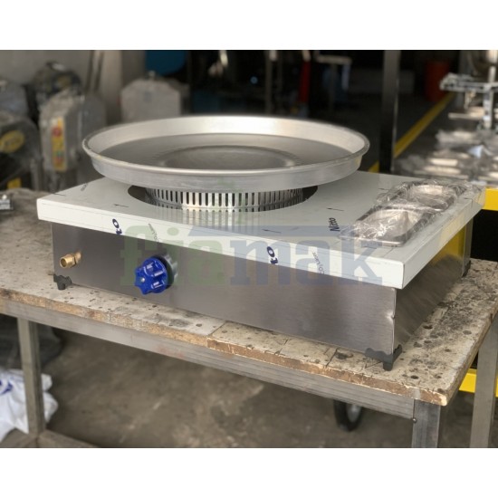 Paslanmaz Çift Garnitürlü Tantuni Ocağı 50x70 cm | Profesyonel Et ve Tavuk Tantuni Hazırlığı