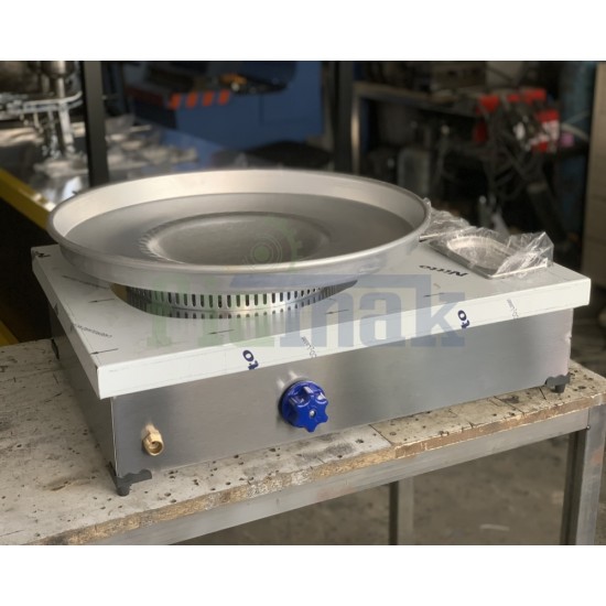 Paslanmaz Çift Garnitürlü Tantuni Ocağı 50x70 cm | Profesyonel Et ve Tavuk Tantuni Hazırlığı