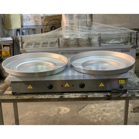 Paslanmaz Çift’li Et , Tavuk Tantuni Ocağı 70×140 cm  Elektrik'li