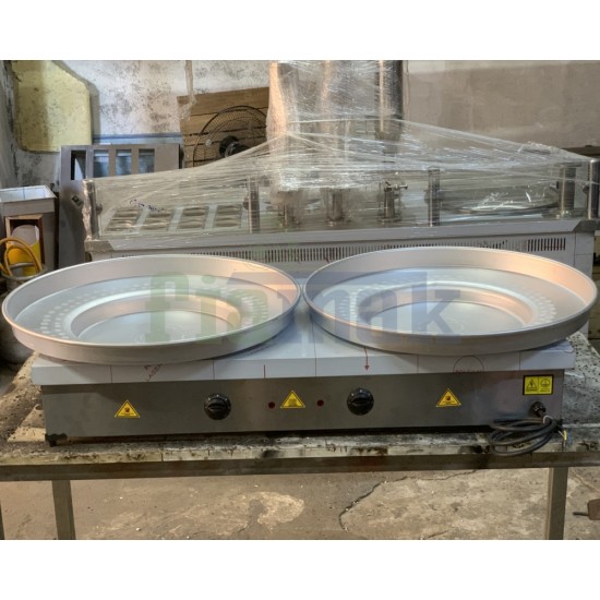 Paslanmaz Çift’li Et , Tavuk Tantuni Ocağı 70×140 cm  Elektrik'li