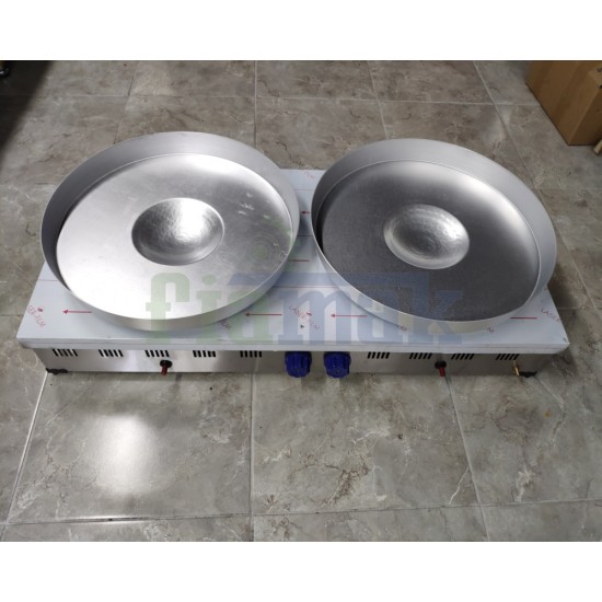 Paslanmaz Çiftli Elektrikli Tantuni Ocağı 60x120 cm | Endüstriyel Et ve Tavuk Tantuni Hazırlığı