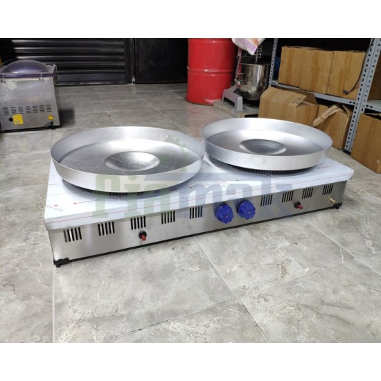 Paslanmaz Çiftli Elektrikli Tantuni Ocağı 60x120 cm | Endüstriyel Et ve Tavuk Tantuni Hazırlığı