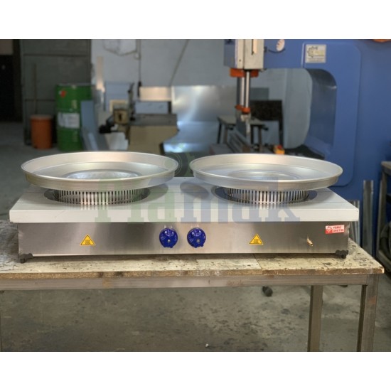 Paslanmaz Çiftli Tantuni Ocağı 50x110 cm | Yüksek Kapasiteli Et ve Tavuk Tantuni Hazırlığı