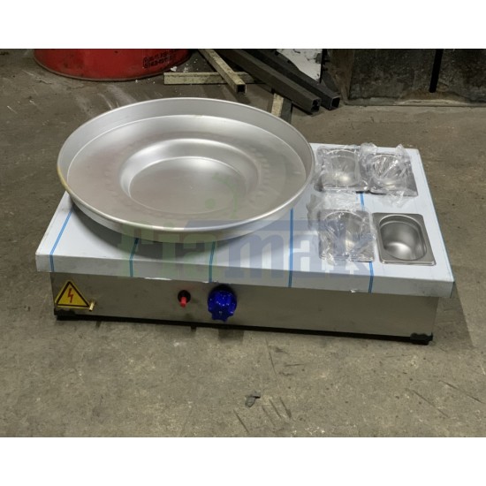 Paslanmaz Dört Garnitürlü Elektrikli Tantuni Ocağı 50x80 cm | Yüksek Kapasite Et ve Tavuk Tantuni Hazırlığı