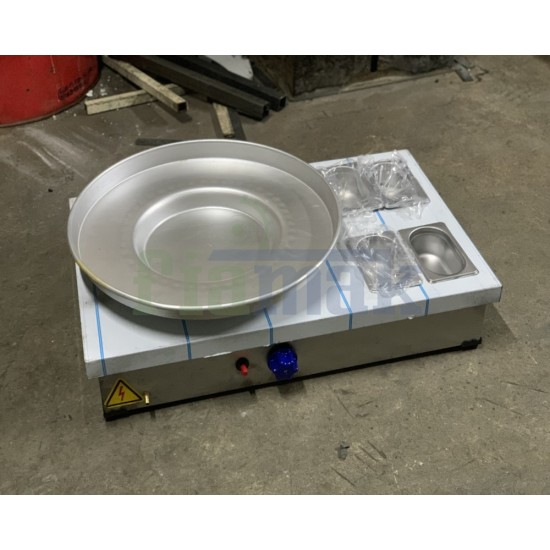 Paslanmaz Dört Garnitürlü Elektrikli Tantuni Ocağı 50x80 cm | Yüksek Kapasite Et ve Tavuk Tantuni Hazırlığı