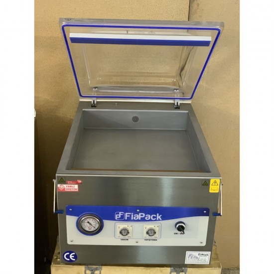 Fiapack 45 cm Tek Çene Set Üstü Vakum Makinesi | Geniş Alanlı Profesyonel Gıda Vakum