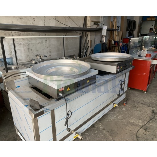 Paslanmaz Et , Tavuk Tantuni Ocağı 70×70 cm Elektrik'li Tantuni Tezgahı