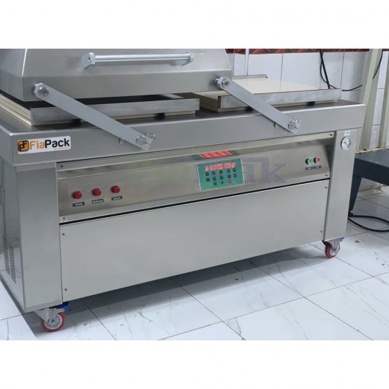 Sanayi Tipi Çift Odalı Vakum Makinesi | Kesintisiz Yüksek Kapasiteli Paketleme
