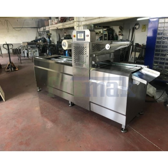 Fiapack Tam Otomatik Kase Tabak Kapatma Makinesi - Yürüyen Zincir Tabak Kapatma Makinesi