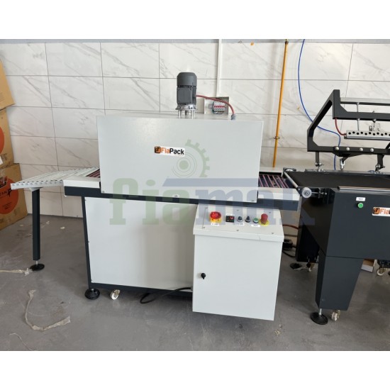 Fiapack Tünelli Shrink Makinesi Pnömatik Kapaklı Shrink Paketleme Makinesi Sıcak Çene Basic
