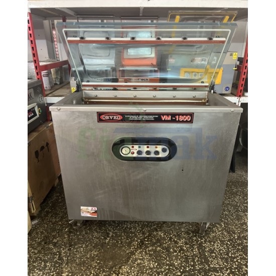 Orved VM-1800 italyan Vakum Makinesi - 25 Saniye 8 Kalıp Peynir Vakum Kapasiteli İkinci El