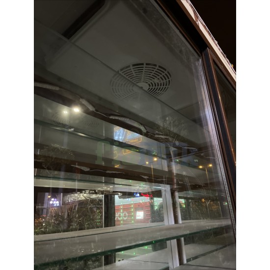 Dik Pasta Teşhir Dolabı 140 cm