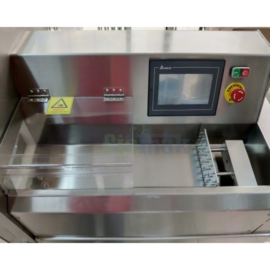 Fiamak Otomatik Seri Üretim Kaşar , Pastırma , Salam Dilimleme Makinesi 185 Konveyör'lü