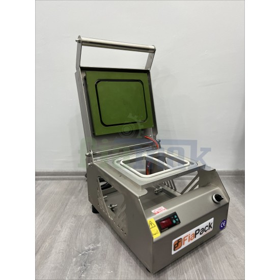 Fiapack Tabak Kapatma Makinesi Paslanmaz 227x178 mm 2 Bölmeli