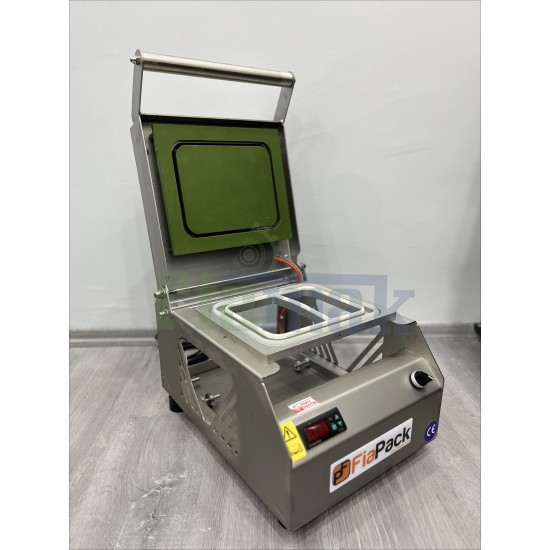 Fiapack Tabak Kapatma Makinesi Paslanmaz 227x178 mm 2 Bölmeli