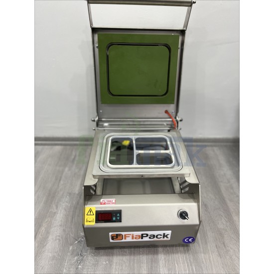 Fiapack Tabak Kapatma Makinesi Paslanmaz 227x178 mm 3 Bölmeli