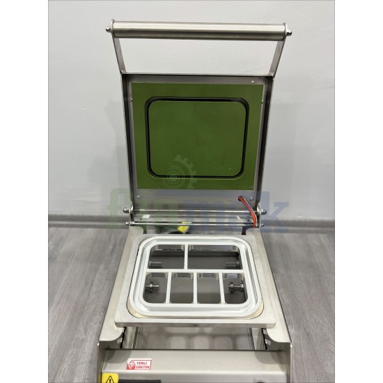 Fiapack Tabak Kapatma Makinesi Paslanmaz 227x178 mm 6 Bölmeli