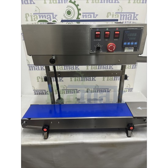 Paslanmaz Dikey Konveyörlü Yapıştırma Makinesi