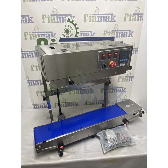 Paslanmaz Dikey Konveyörlü Yapıştırma Makinesi