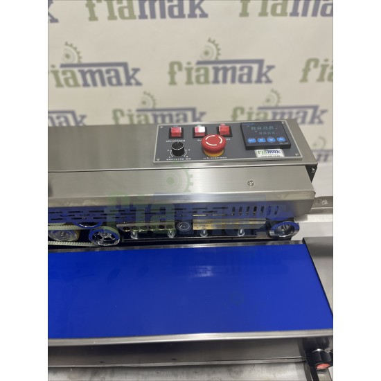 Paslanmaz Yatay Konveyörlü Yapıştırma Makinesi