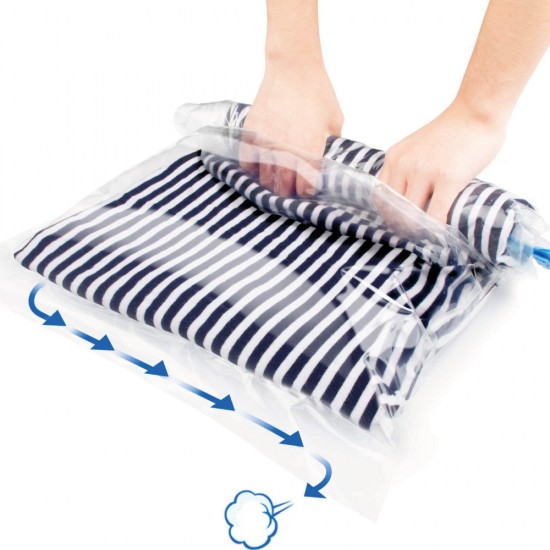 Seyahat Poşeti - Vakumlu Hurç Torbası - Pratik,Yer Kaplamaz - 3'lü Set