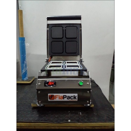 Paslanmaz Kase Tabak Kapatma Makinesi 110x110mm Kuruyemiş Tabağı GMF-110