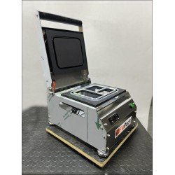 Paslanmaz Kase Tabak Kapatma Makinesi  3 Bölmeli Yemek Paketleme GMF-3