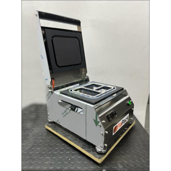 Paslanmaz Kase Tabak Kapatma Makinesi  3 Bölmeli Yemek Paketleme GMF-3