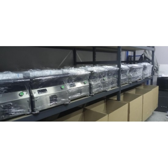 Paslanmaz Kase Tabak Kapatma Makinesi  3 Bölmeli Yemek Paketleme GMF-3