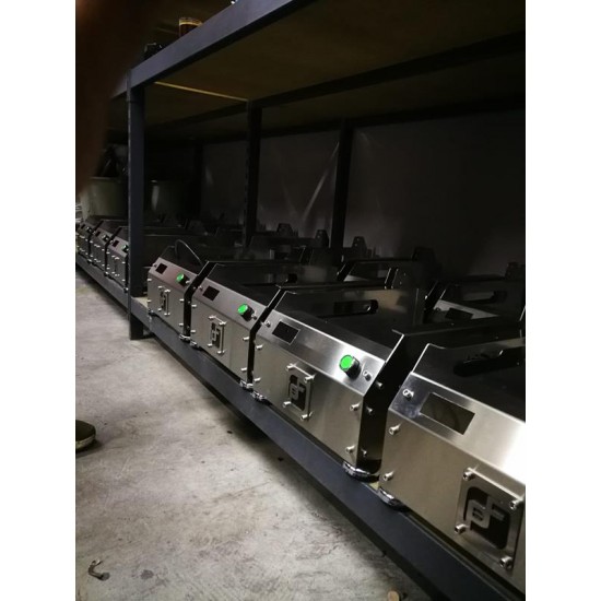 Paslanmaz Kase Tabak Kapatma Makinesi  3 Bölmeli Yemek Paketleme GMF-3