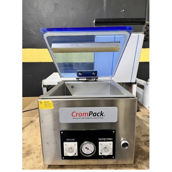 Krompack 26 Cm Tek Çene Vakum Makinası İkinci El
