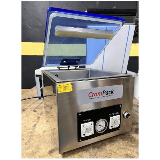 Krompack 26 Cm Tek Çene Vakum Makinası İkinci El