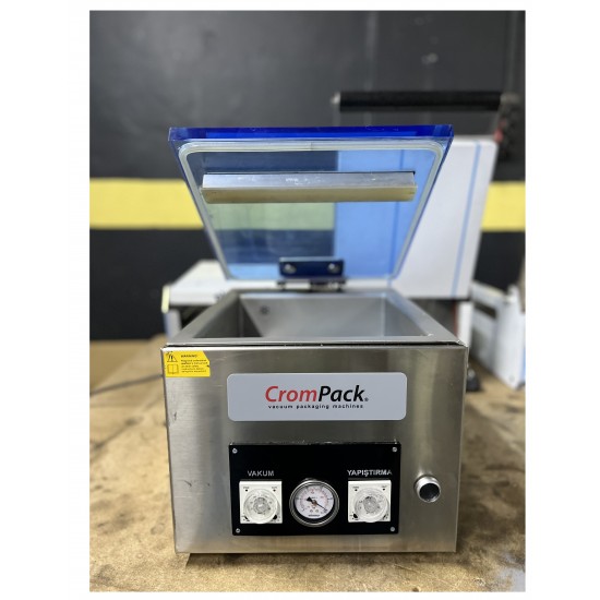 Krompack 26 Cm Tek Çene Vakum Makinası İkinci El