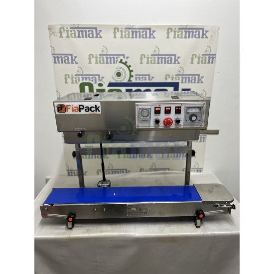 Paslanmaz Dikey Mürekkep Tarih Kodlamalı Yürüyen Bantlı Poşet Yapıştırma Makinesi