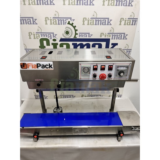 Paslanmaz Dikey Mürekkep Tarih Kodlamalı Yürüyen Bantlı Poşet Yapıştırma Makinesi