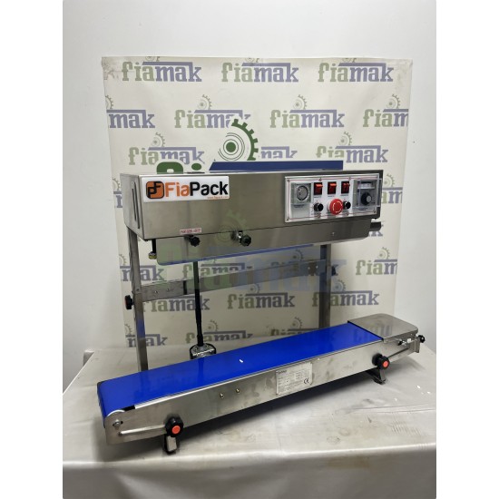 Paslanmaz Dikey Mürekkep Tarih Kodlamalı Yürüyen Bantlı Poşet Yapıştırma Makinesi