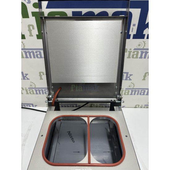 Fiapack Karton Tabak Kapatma Makinası - Karton Kase Kapatma Makinesi 2 Bölmeli