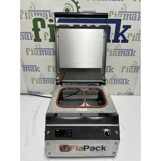 Fiapack Karton Tabak Kapatma Makinası - Karton Kase Kapatma Makinesi 2 Bölmeli