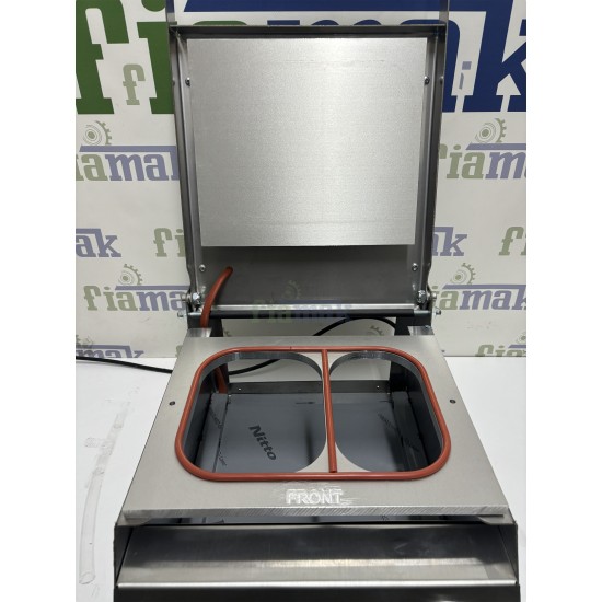 Fiapack Karton Tabak Kapatma Makinası - Karton Kase Kapatma Makinesi 2 Bölmeli