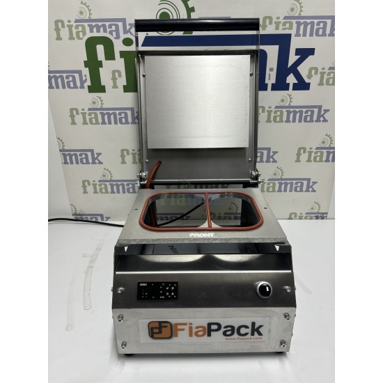 Fiapack Karton Tabak Kapatma Makinası - Karton Kase Kapatma Makinesi 2 Bölmeli