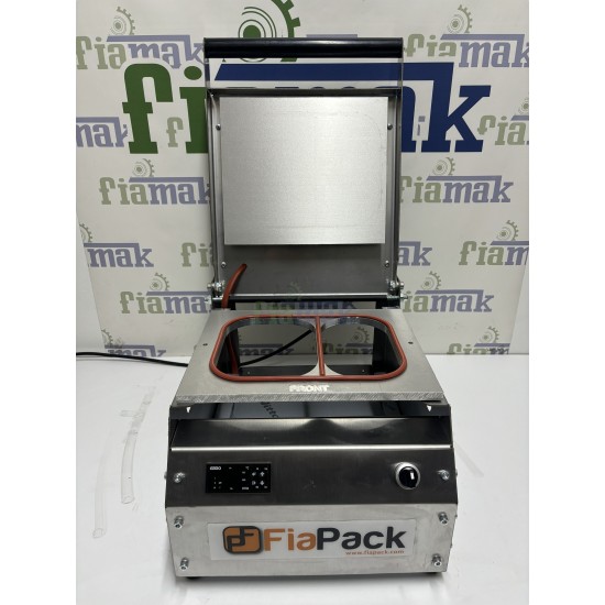 Fiapack Karton Tabak Kapatma Makinası - Karton Kase Kapatma Makinesi 2 Bölmeli