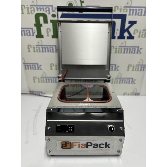 Fiapack Karton Tabak Kapatma Makinası - Karton Kase Kapatma Makinesi 2 Bölmeli