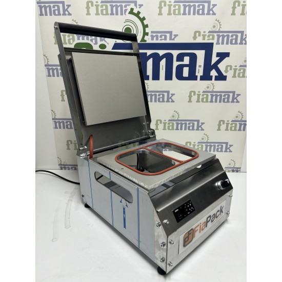 Fiapack Karton Tabak Kapatma Makinası - Karton Kase Kapatma Makinesi 2 Bölmeli